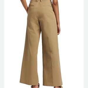 Framw Tan Wide-Leg Pants